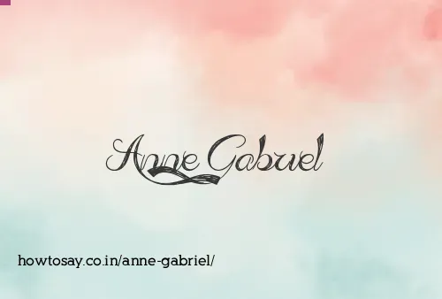 Anne Gabriel