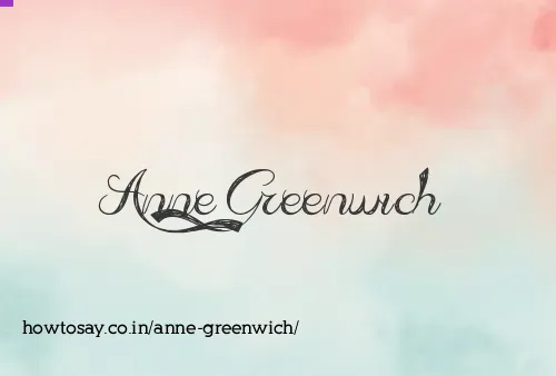 Anne Greenwich