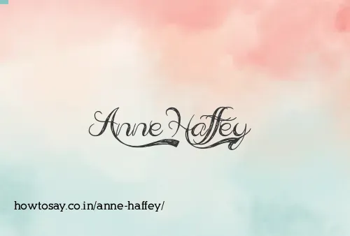 Anne Haffey