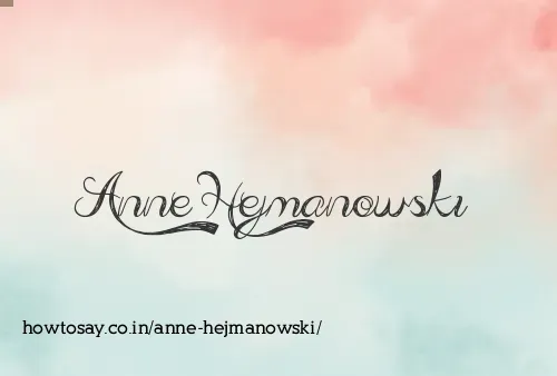 Anne Hejmanowski