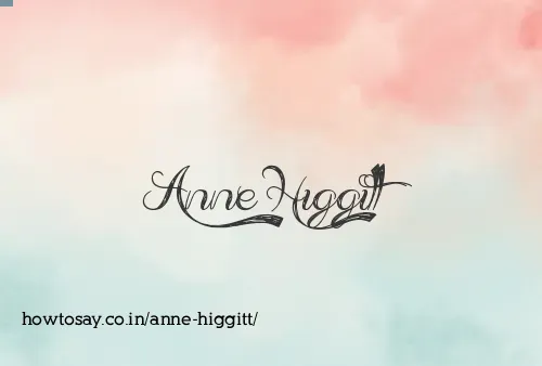Anne Higgitt