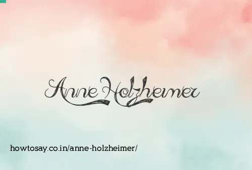 Anne Holzheimer