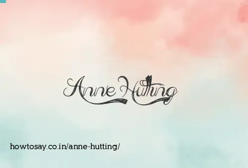Anne Hutting
