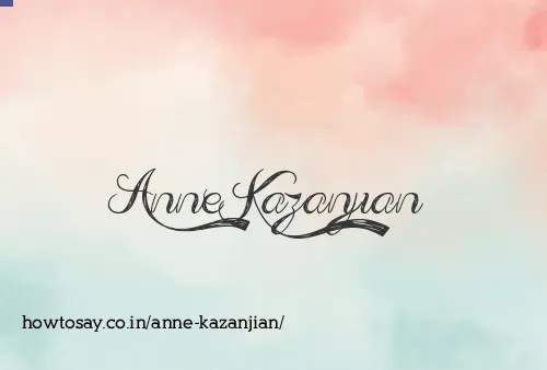 Anne Kazanjian