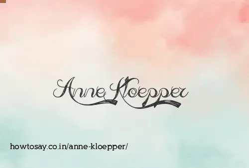 Anne Kloepper