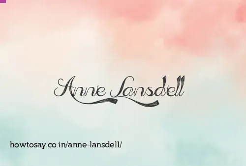 Anne Lansdell