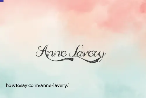 Anne Lavery