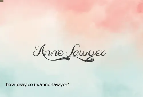 Anne Lawyer