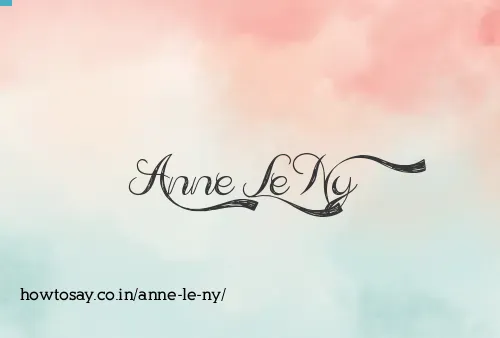 Anne Le Ny