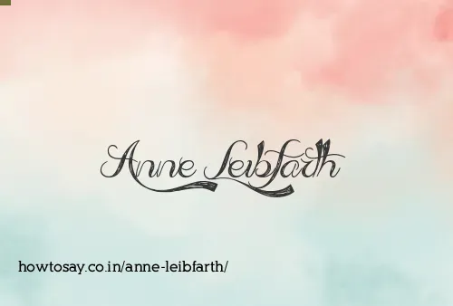 Anne Leibfarth