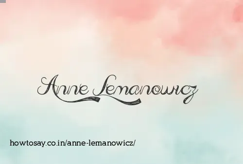 Anne Lemanowicz