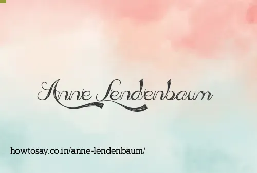 Anne Lendenbaum