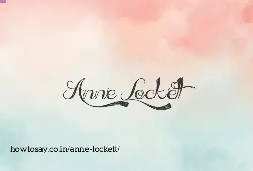 Anne Lockett