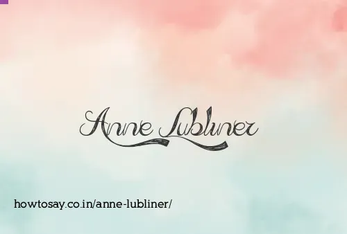Anne Lubliner