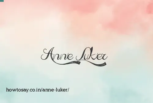 Anne Luker