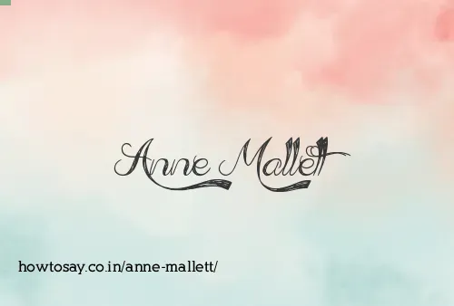 Anne Mallett