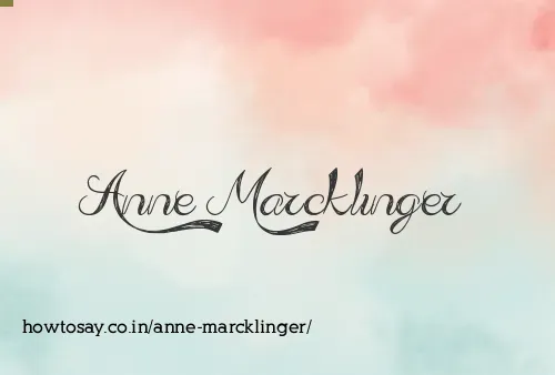 Anne Marcklinger