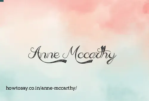 Anne Mccarthy