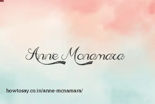 Anne Mcnamara