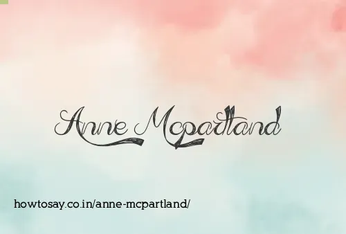 Anne Mcpartland