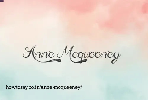Anne Mcqueeney