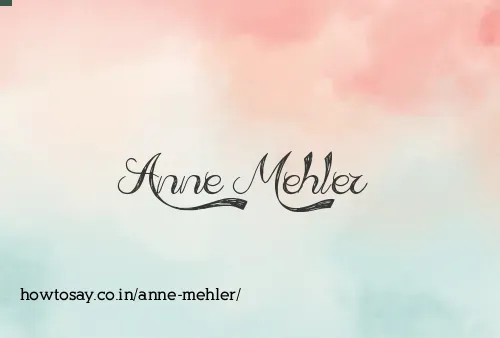 Anne Mehler