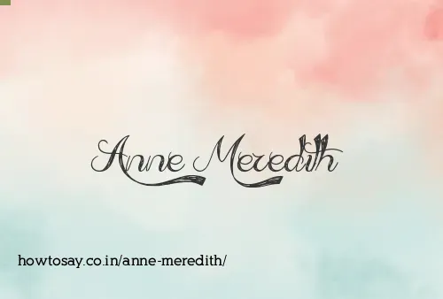 Anne Meredith