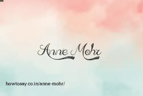 Anne Mohr