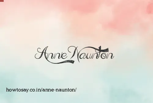 Anne Naunton