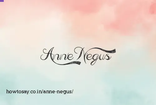 Anne Negus
