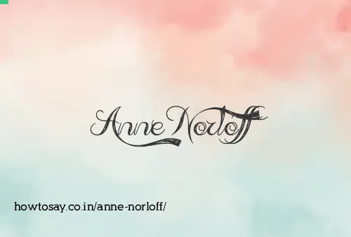 Anne Norloff