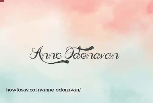 Anne Odonavan