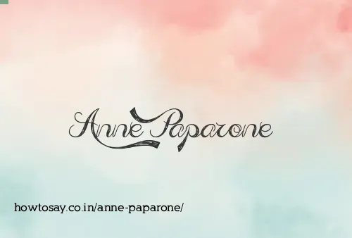 Anne Paparone