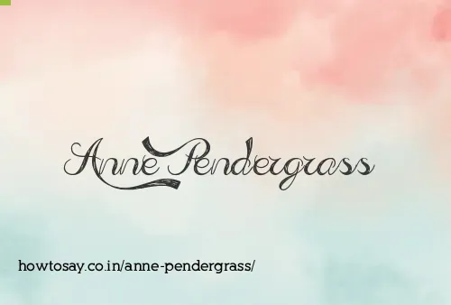 Anne Pendergrass