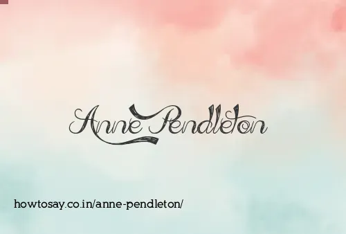 Anne Pendleton