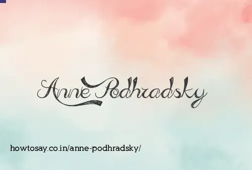 Anne Podhradsky