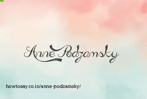 Anne Podzamsky
