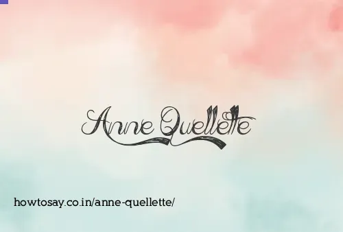 Anne Quellette