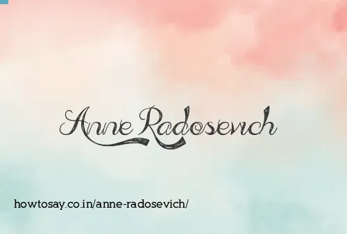Anne Radosevich