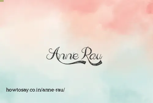 Anne Rau