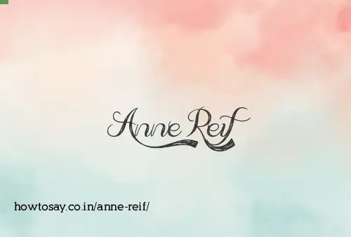 Anne Reif