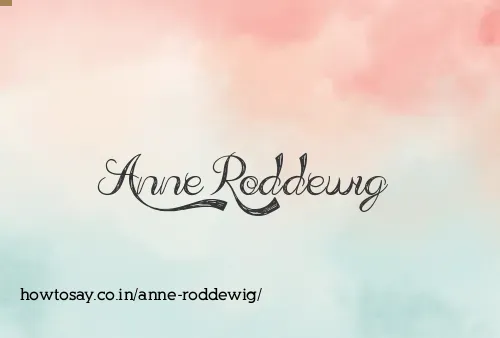 Anne Roddewig