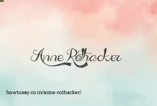Anne Rothacker