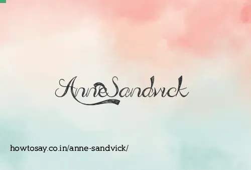 Anne Sandvick