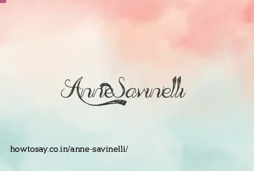 Anne Savinelli