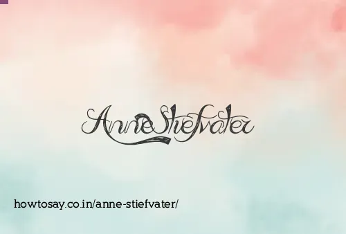 Anne Stiefvater