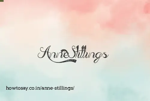 Anne Stillings