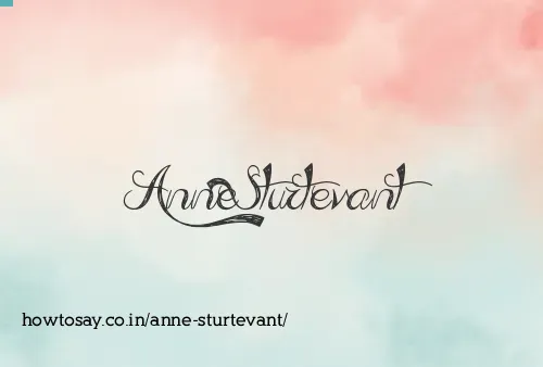 Anne Sturtevant