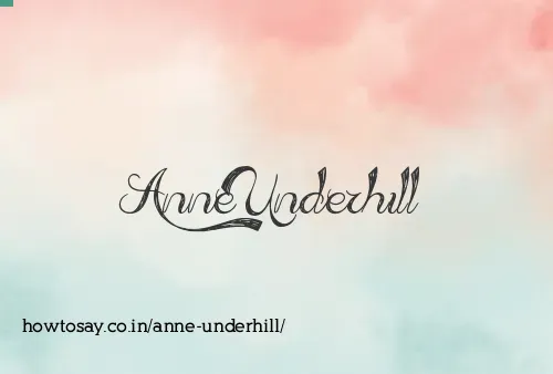 Anne Underhill