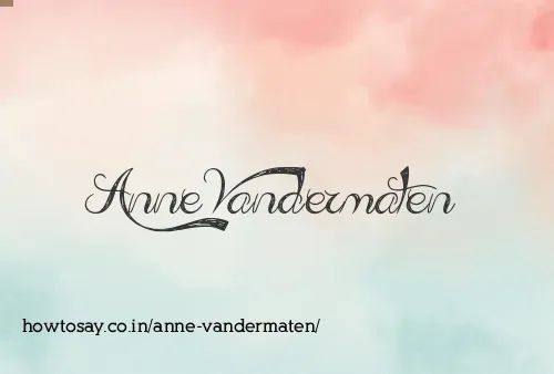 Anne Vandermaten
